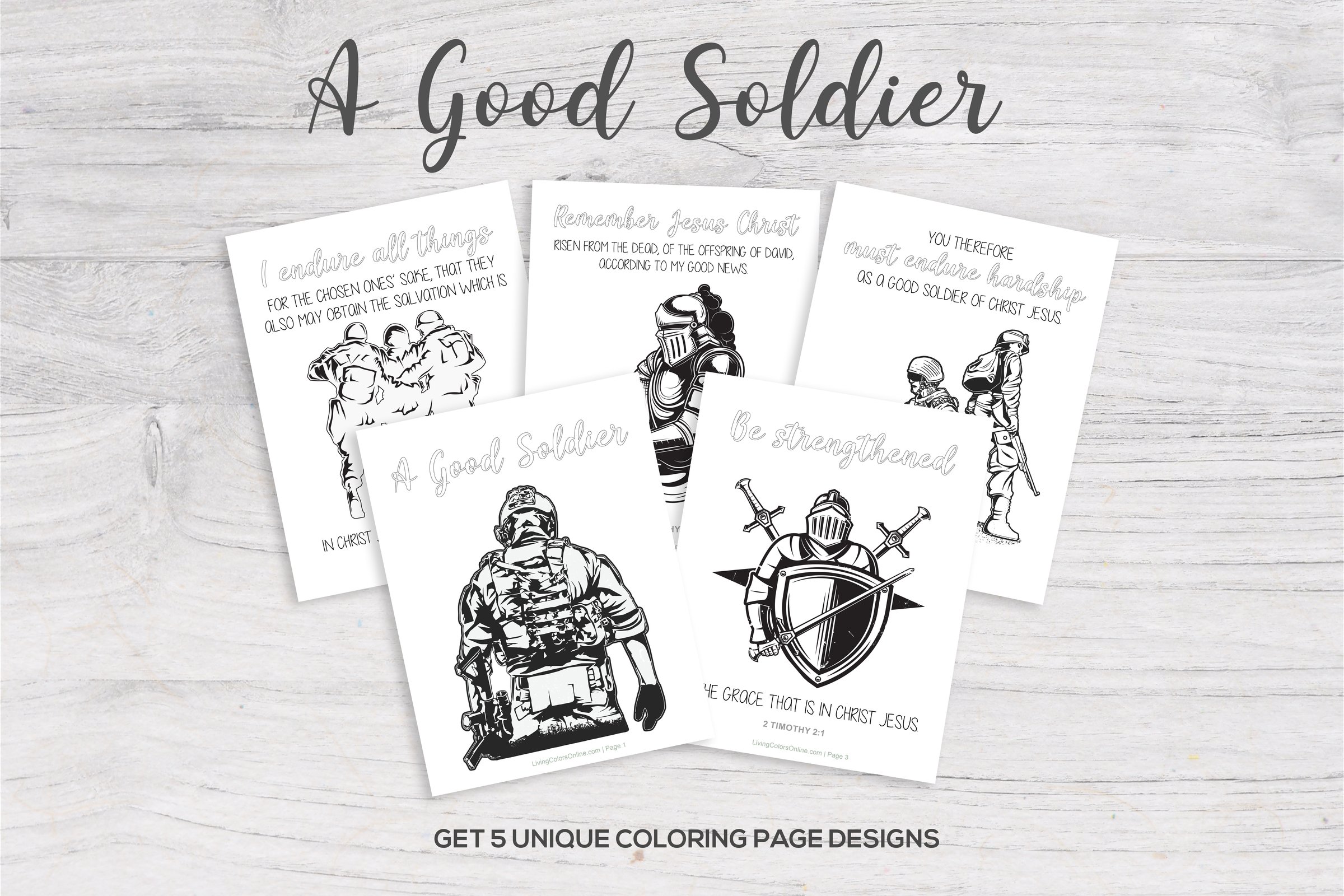 Scripture coloring pages