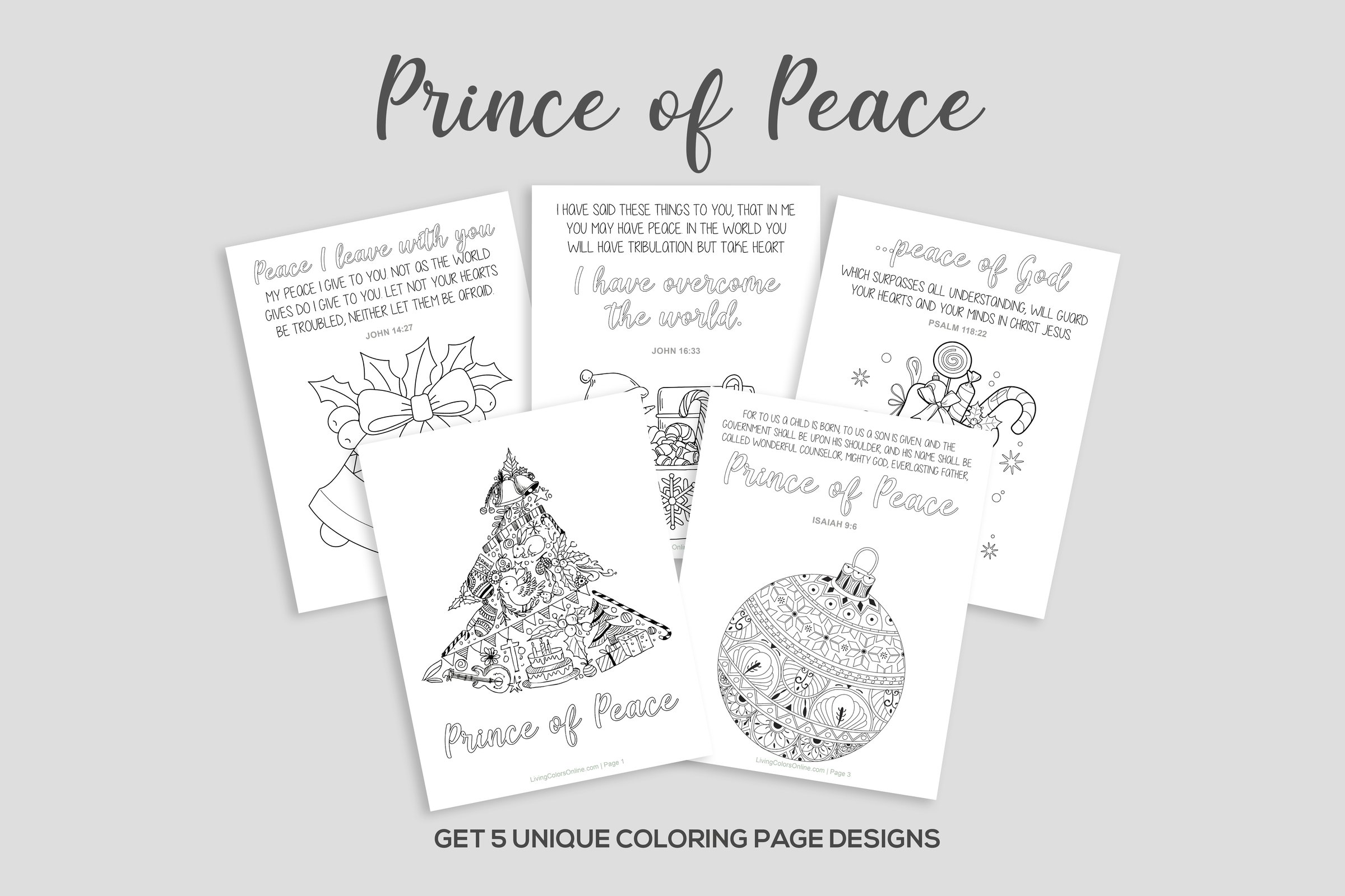 Scripture coloring pages